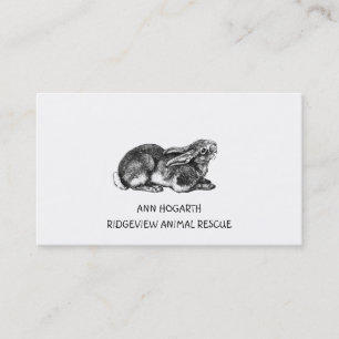 Animal Rescue And Rehabilitation Business Card
