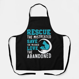 Animal Rescue Animal Rights Animal Adoption Apron