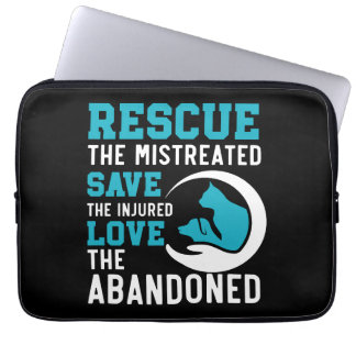 Animal Rescue Animal Rights Animal Adoption Laptop Sleeve