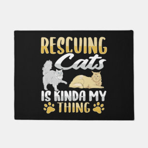 Animal Rescue Cat Rescue Cat Rescuer Doormat