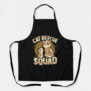 Animal Rescue Cat Rescue Design for a Cat Rescuer Apron