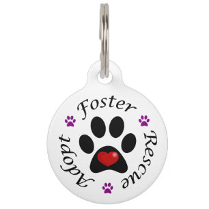 Animal Rescue Dog Tag