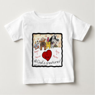 Animal Rescue-I love All God’s Creatures Baby T-Shirt