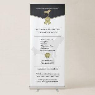 Animal Rescue Retractable Banner