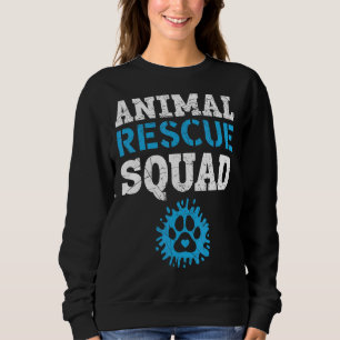 Animal Rescue Squad Animal Rights Activist Animal  Sweatshirt