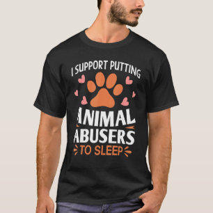 Animal Rescuer Pet Adoption Stop Animal Abuse T-Shirt