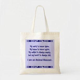 Animal rescuer tote