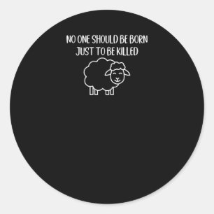 Animal Rights1 Classic Round Sticker