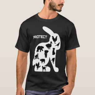 Animal rights cool present duck elephant T-Shirt
