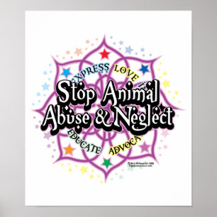Animal Rights Lotus Poster