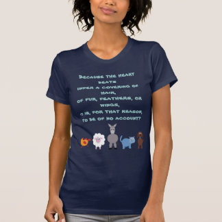 Animal Rights Quote Cute Cartoon Animals T-Shirt