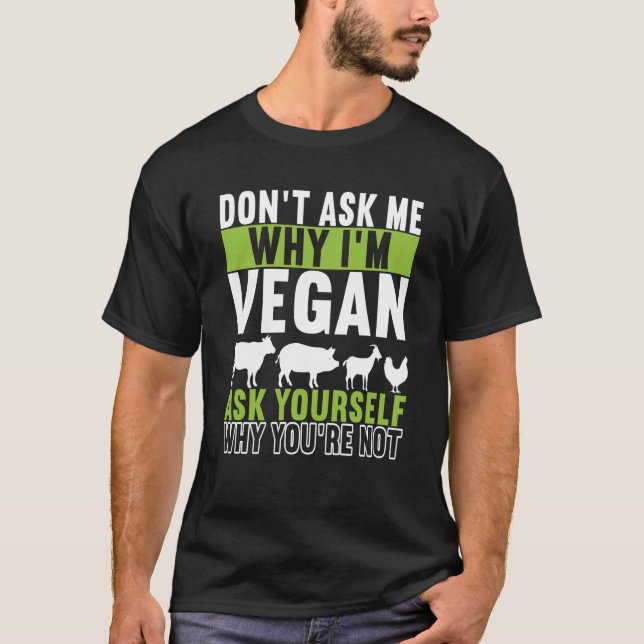 Animal Rights Vegan Vegetarian  7 T-Shirt (Front)
