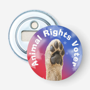 Animal Rights Voter Bottle Opener