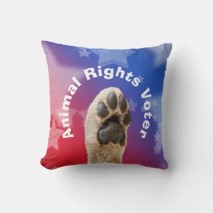 Animal Rights Voter Cushion