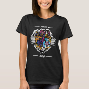 Animal Rock Band Dog and Cat T-Shirt