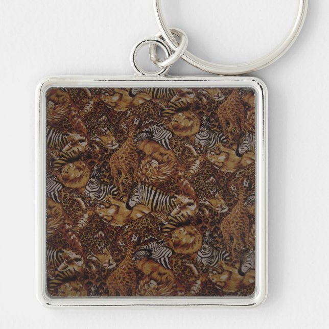 ANIMAL SAFARI JUNGLE KEY RING (Front)