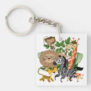 Animal Safari Key Ring