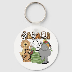 Animal Safari Key Ring