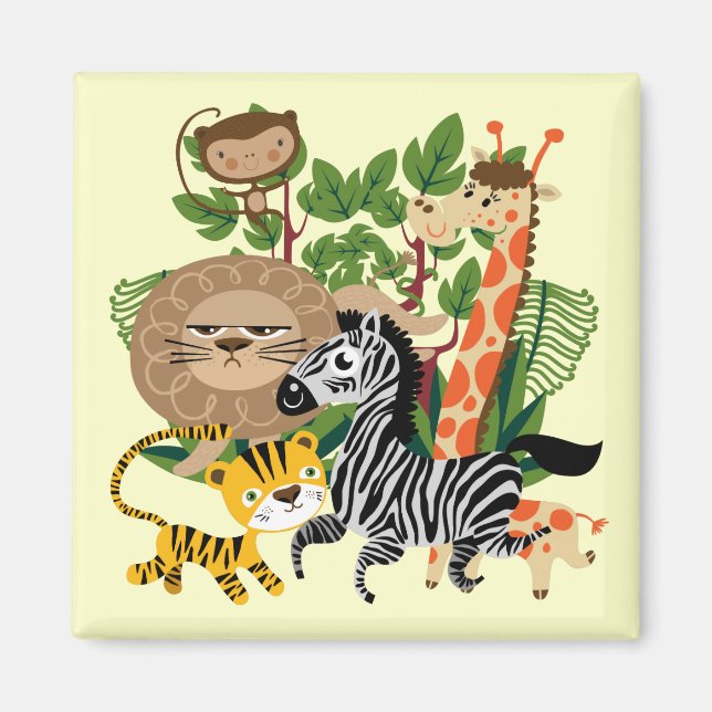 Animal Safari Magnet (Front)