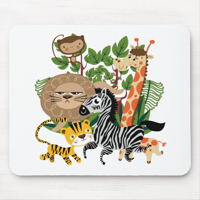Animal Safari Mouse Mat (Front)