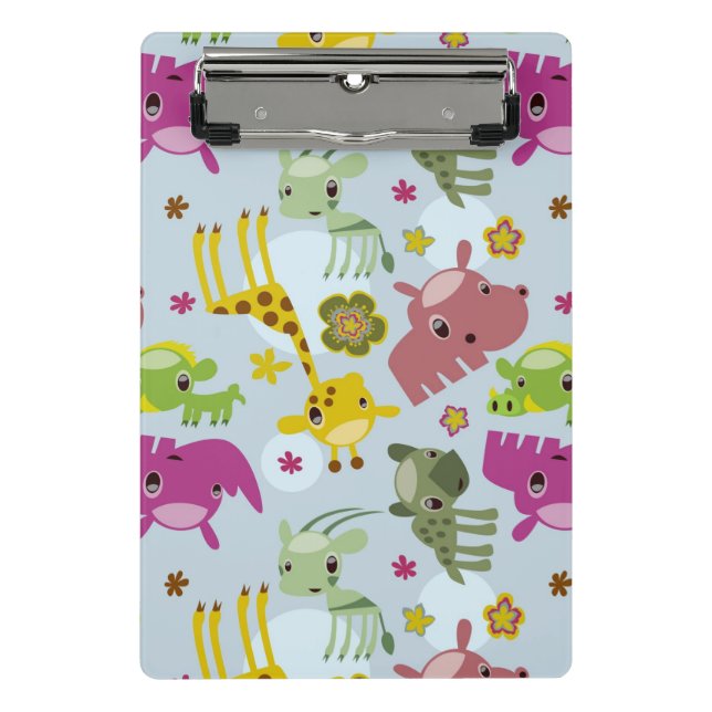 animal safari pattern mini clipboard (Front)