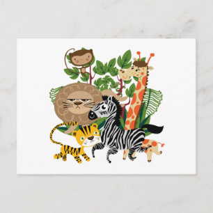 Animal Safari Postcard