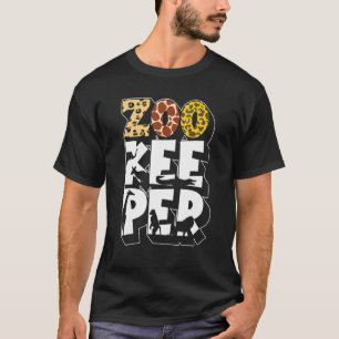 Animal Safari Wildlife Zoologist Zoology Zookeepe T-Shirt