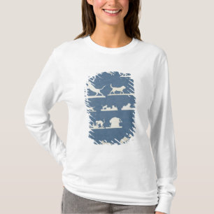 Animal Scenes and Playing Cats T-Shirt