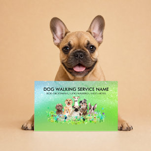 Animal Shelter Dog Adoption Business Card