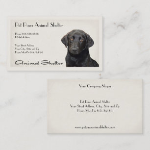 Animal Shelter Hospital Business Card