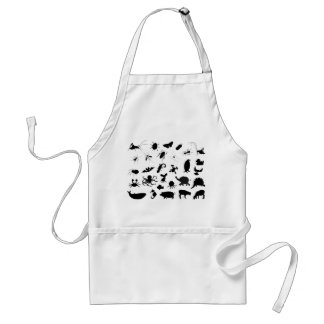 Animal Silhouettes Standard Apron