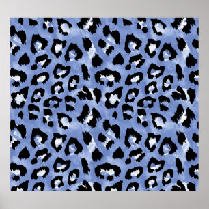 Animal Skin Allure: Watercolor Leopard Poster