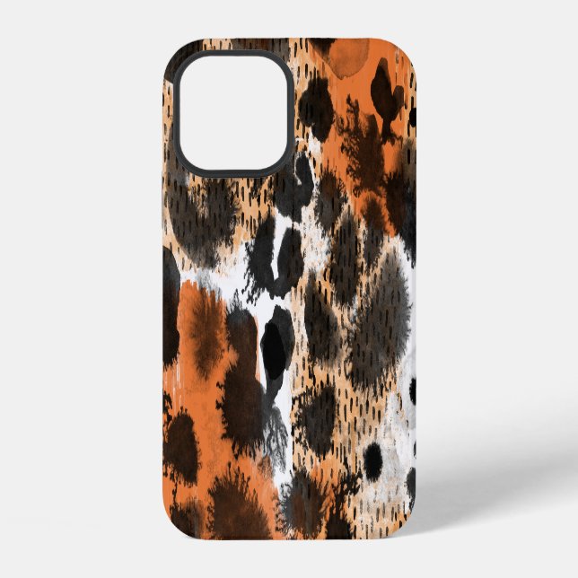 Animal skin: creative leopard pattern. iPhone case (Back)