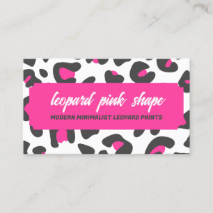 Animal Skin Leopard spot Business Card