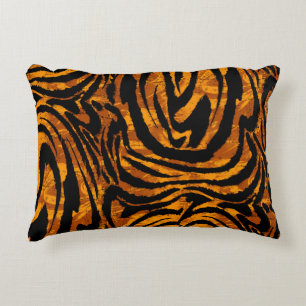 Animal Skin Pattern. The fabric Abstract with Tige Decorative Cushion