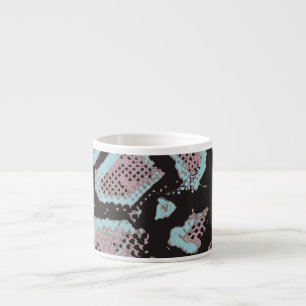 Animal skin pattern, vintage design. espresso cup