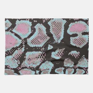 Animal skin pattern, vintage design. tea towel