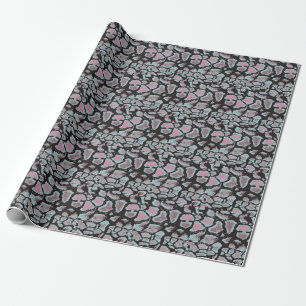 Animal skin pattern, vintage design. wrapping paper