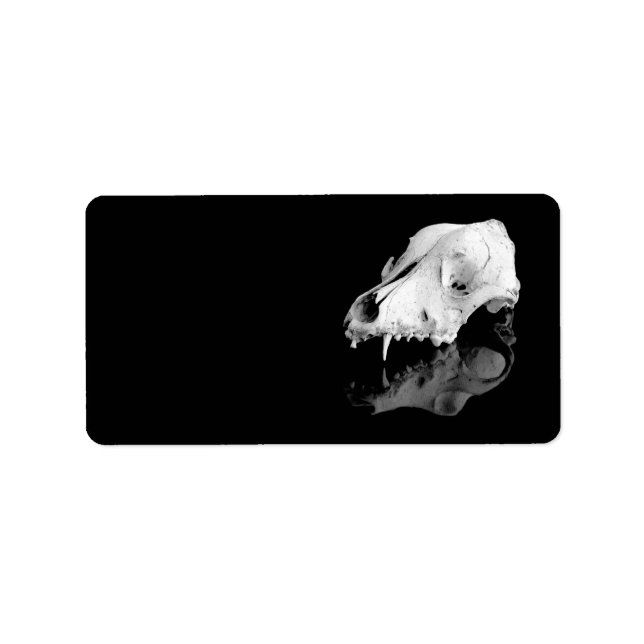 Animal skull label (Front)