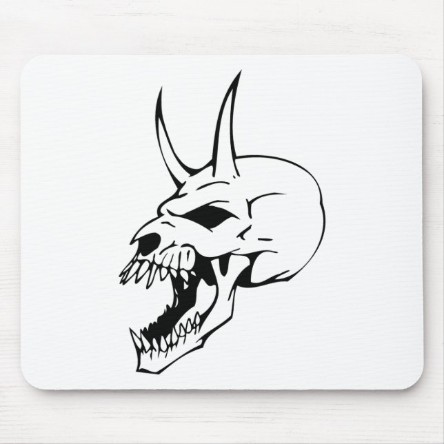 Animal Skull Mouse Mat (Front)