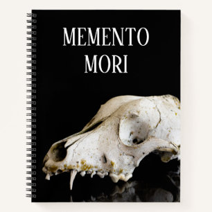 Animal skull notebook