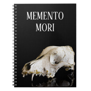 Animal skull notebook