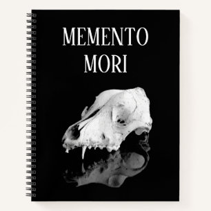 Animal skull notebook