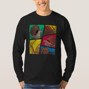 Animal Slug Gastropod Sluggish Pop Art Snail T-Shirt