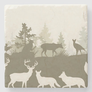 Animal stone coaster