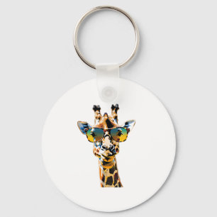 animal sunglasses giraffe with sunglasses   key ring