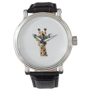 animal sunglasses giraffe with sunglasses watch