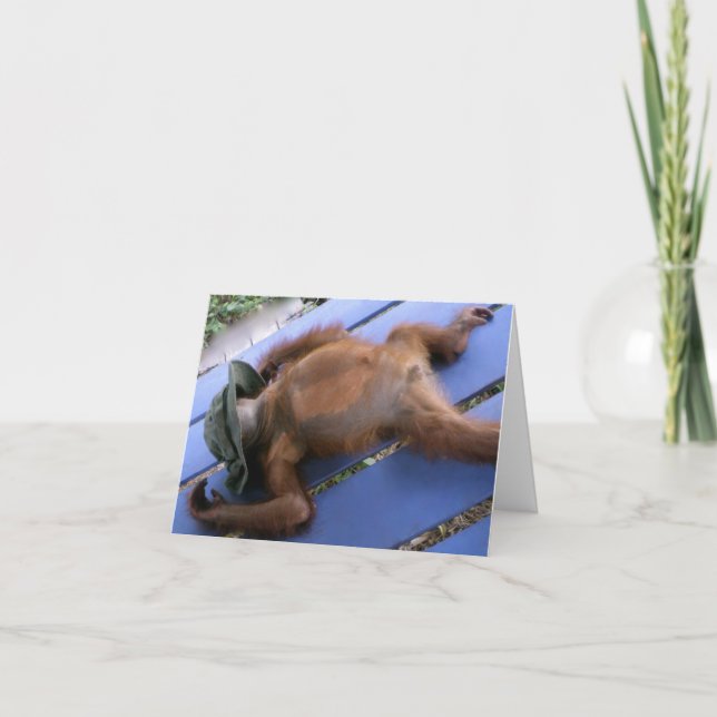 Animal Thank  You for Fun Time Card (Front)