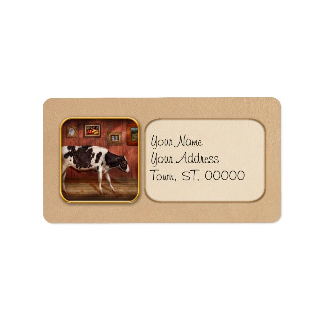 Animal - The Cow Label (Front)