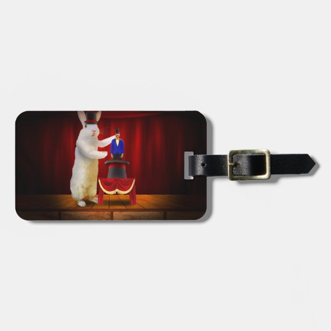 Animal - The magic rabbit Luggage Tag (Front Horizontal)